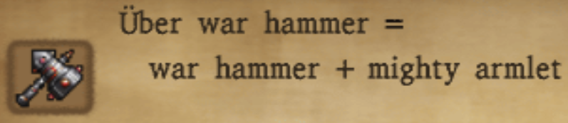 Uber War Hammer Alchemy Recipe